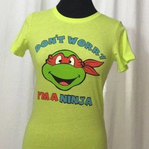 💲Teenage Mutant Ninja Turtles Junior/Petite T Shirt (Don't Worry)